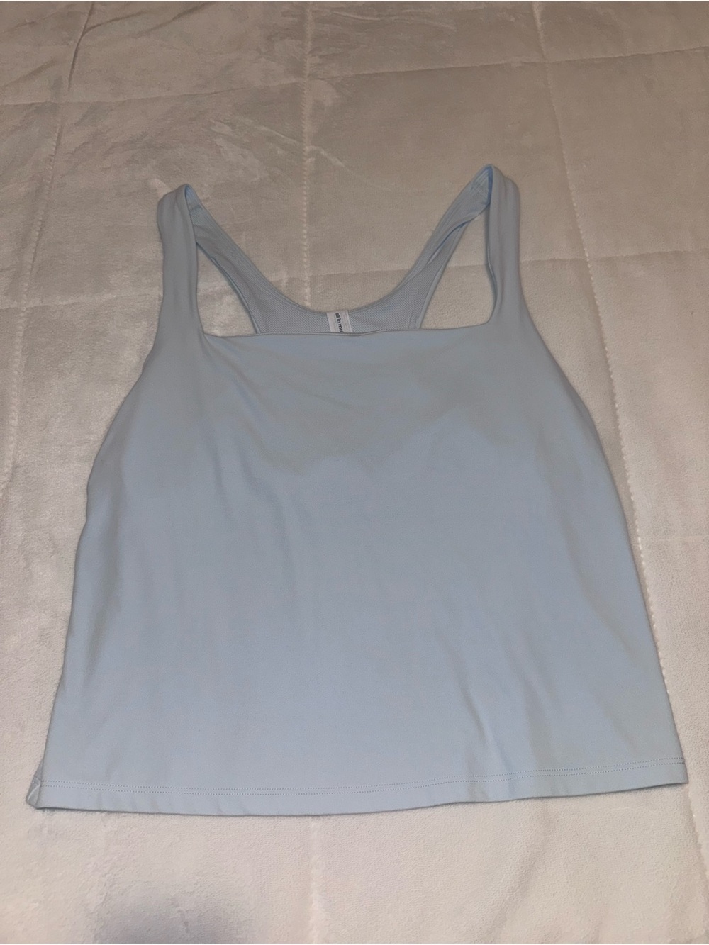 all in motion athletic Light Blue Racerback Tank Top - Women's